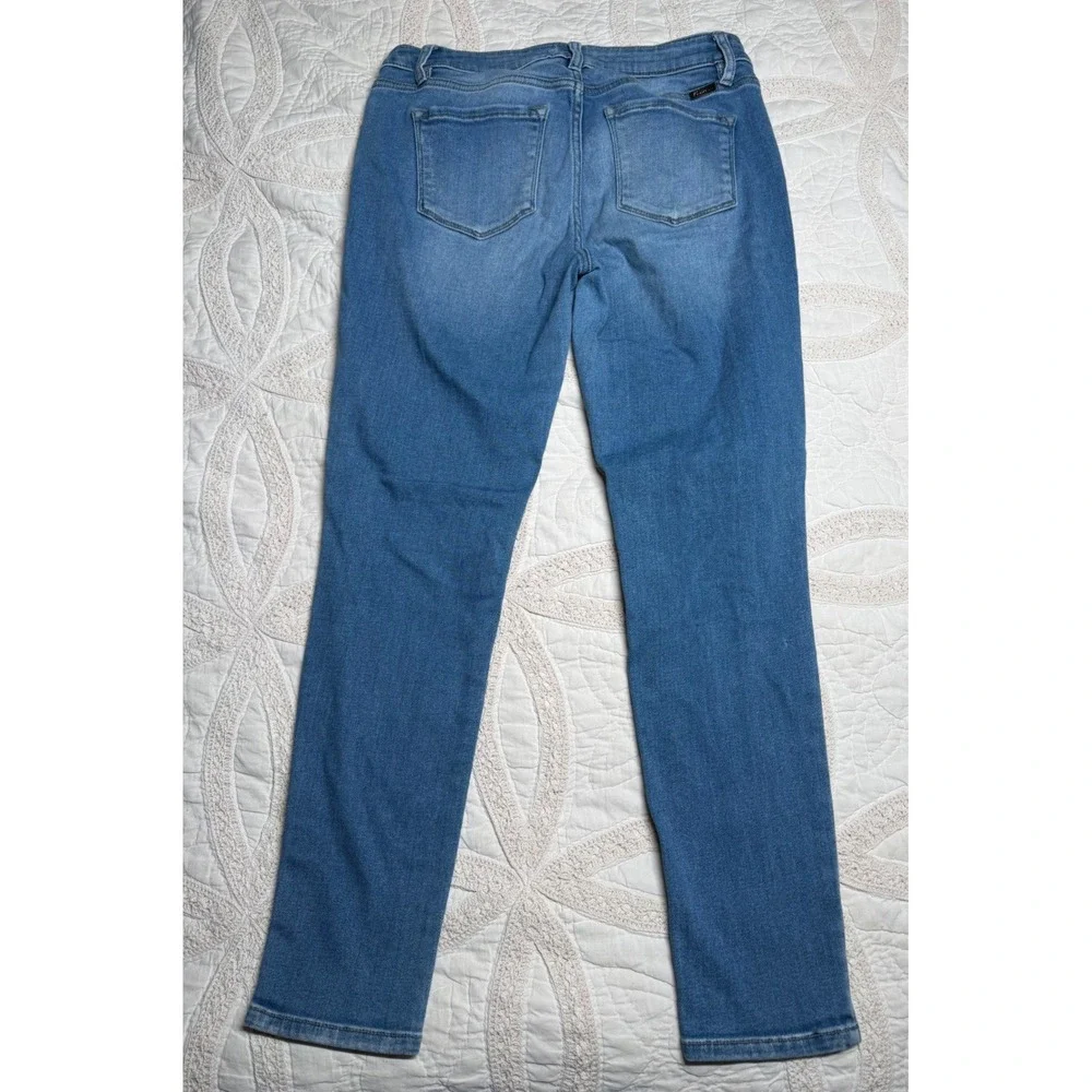 KanCan 11/29‎ Estilo Skinny Jeans Womens Blue Distressed Grunge Streetwear